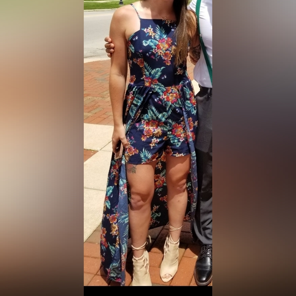 Floral Maxi Romper